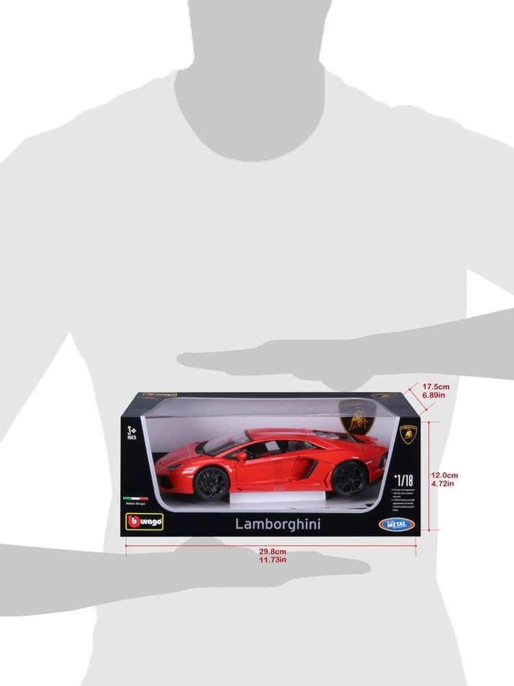 Lamborghini Aventador LP 700-4 ミニカー 1/18 Lamborghini Aventador LP700-4 Gray Metallic 1/18 Diecast